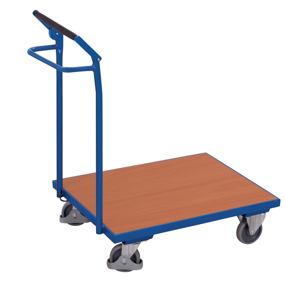 Produktabbildung Nr. 1: VARIOfit® Magazinwagen, Totmannbremse, HxBxT 1015 mm x 945 mm x 600 mm, enzianblau