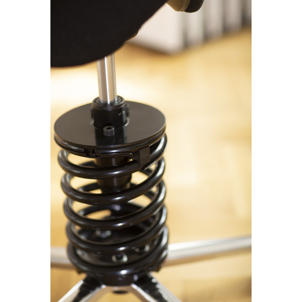 meychair Drehhocker Assistant Pro A34, stufenlos höhenverstellbar, Aluminiumgestell, Stoffsitz, Sitzhöhe 600 mm – 670 mm, Sitz-Stop-Rollen Produktabbildung Nr. 4: meychair Drehhocker Assistant Pro A34, stufenlos höhenverstellbar, Aluminiumgestell, Stoffsitz, Sitzhöhe 600 mm – 670 mm, Sitz-Stop-Rollen