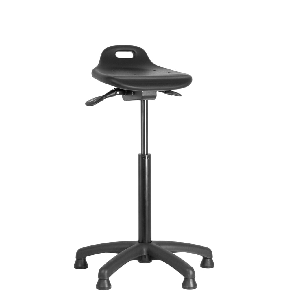 meychair Stehhilfe Futura Basic AF0, stufenlos höhenverstellbar, Kunststoffgestell, Polyurethan-Schaumsitz, Sitzhöhe 610 mm – 880 mm, Gleiter Produktabbildung Nr. 1: meychair Stehhilfe Futura Basic AF0, stufenlos höhenverstellbar, Kunststoffgestell, Polyurethan-Schaumsitz, Sitzhöhe 610 mm – 880 mm, Gleiter