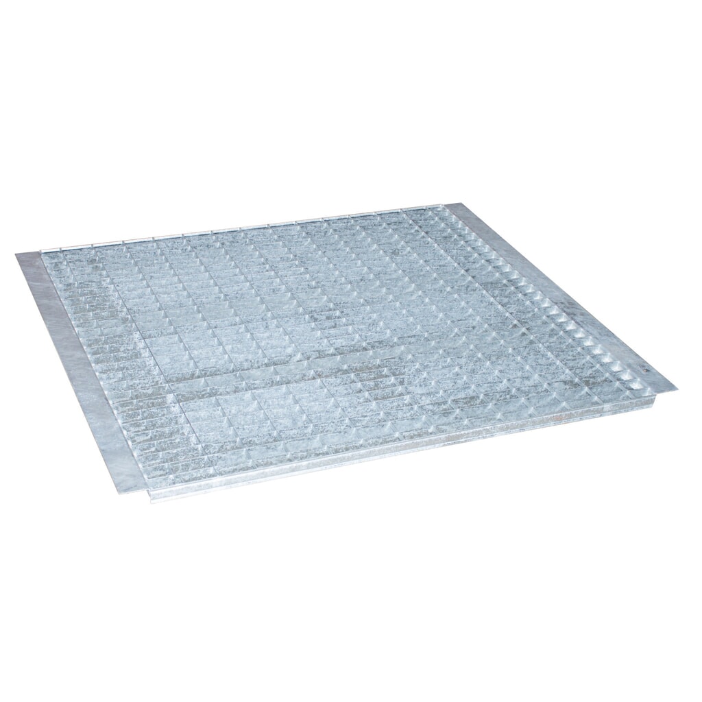 Bauer® Gitterrost-Fachboden-Set für Gefahrstoffregal UR-G 2200 und UR-A 2200, feuerverzinkt Produktabbildung: Bauer® Gitterrost-Fachboden-Set für Gefahrstoffregal UR-G 2200 und UR-A 2200, feuerverzinkt