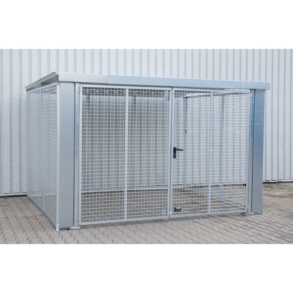 Produktabbildung Nr. 1: Bauer® Gasflaschencontainer GFC-M6/D-DF, feuerverzinkt