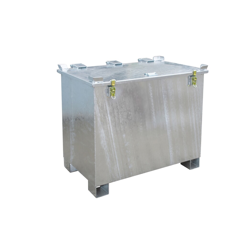 Bauer® Lithium-Ionen-Akku-Lagerbehälter LIL 340, feuerverzinkt Produktabbildung Nr. 1: Bauer® Lithium-Ionen-Akku-Lagerbehälter LIL 340, feuerverzinkt