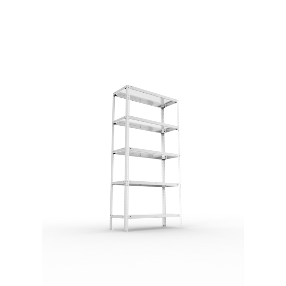Produktabbildung Nr. 2: META Fachbodenregal FIX Grundregal, Fachlast 150 kg, 5 Fachböden, verzinkt, HxBxT 2000 mm x 1000 mm x 400 mm