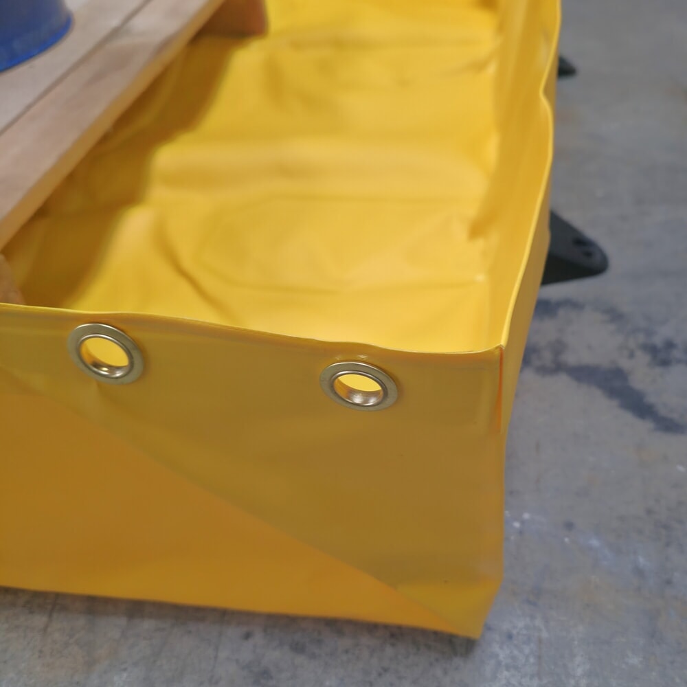 Produktabbildung Nr. 9: Steinbock® Faltbare Auffangwanne Light aus PVC, HxBxT 203 x 1.200 x 1.800 mm, Auffangvolumen 451 l