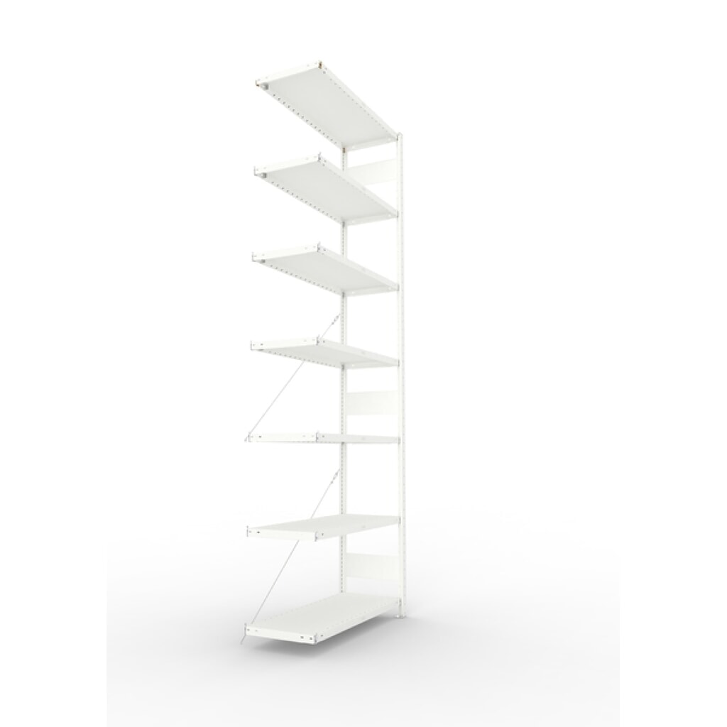 Produktabbildung Nr. 4: META Fachbodenregal, AF, FL 230 kg, lichtgrau, HxBxT 3.000 x 1.000 x 500 mm