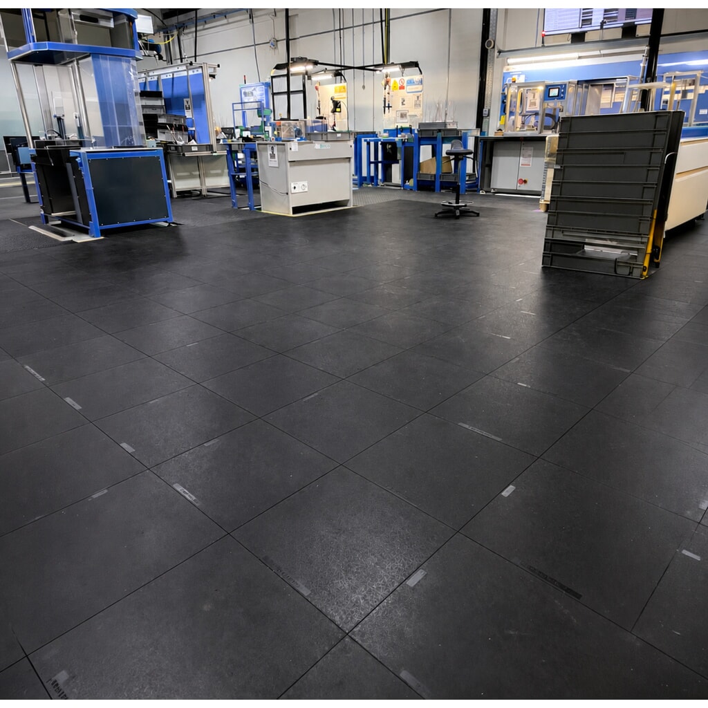 Produktabbildung Nr. 2: REBOURNE® Anti-Ermüdungsmatte H6, glatte Oberfläche, modulare Kachel, BxL 460 mm x 460 mm