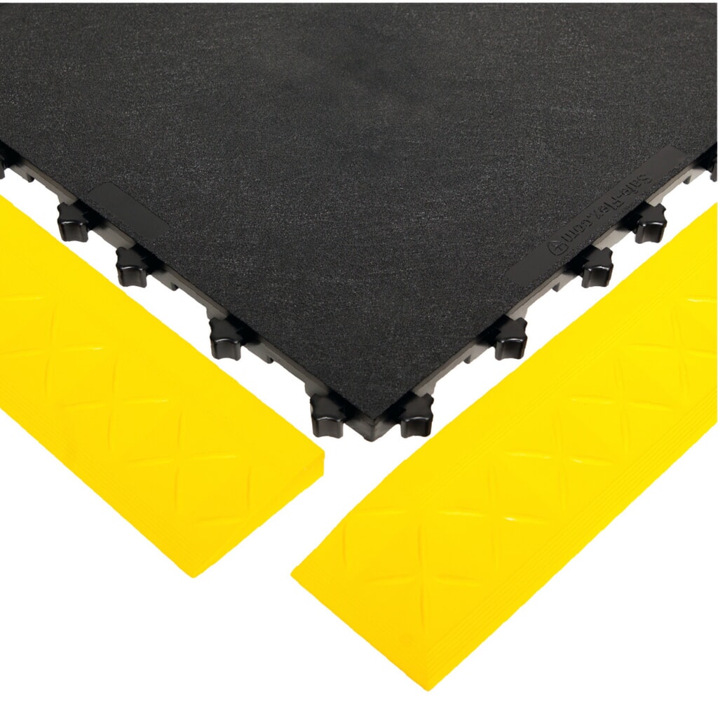 REBOURNE® Anti-Ermüdungsmatte H6, glatte Oberfläche, modulare Kachel, BxL 460 mm x 460 mm Produktabbildung Nr. 4: REBOURNE® Anti-Ermüdungsmatte H6, glatte Oberfläche, modulare Kachel, BxL 460 mm x 460 mm