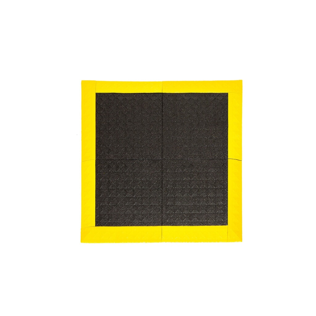 REBOURNE® Anti-Ermüdungsmatte H3, Antirutsch, Arbeitsplatz-Set mit 4 Randleisten, BxL 1120 mm x 1120 mm Produktabbildung: REBOURNE® Anti-Ermüdungsmatte H3, Antirutsch, Arbeitsplatz-Set mit 4 Randleisten, BxL 1120 mm x 1120 mm