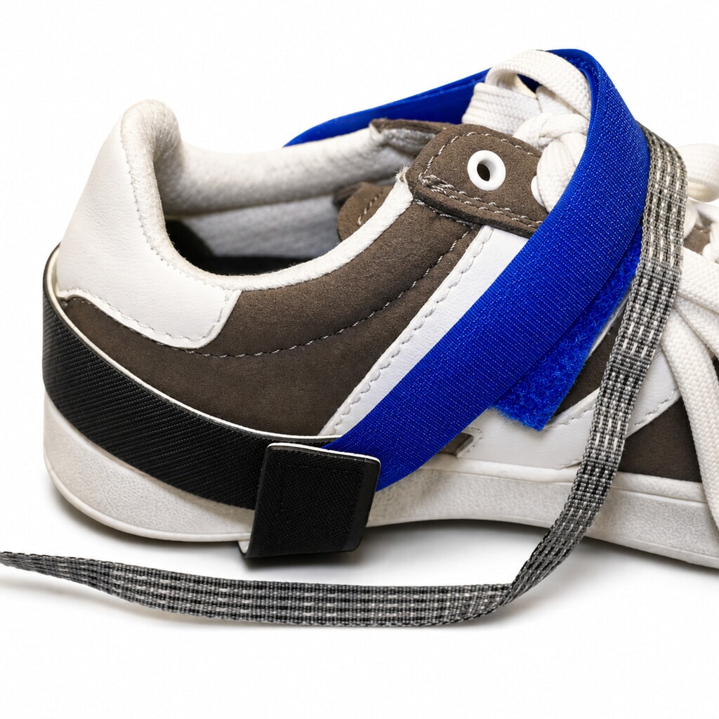 Produktabbildung Nr. 2: Erdungskabel mit Schuhschlaufe für REBOURNE® Bodenmatten, ESD-Ausführung