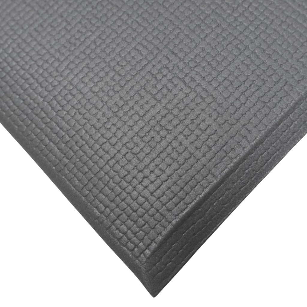 REBOURNE® Anti-Ermüdungsmatte W1, für Standzeit bis 3 Stunden, Raster, grau, BxL 600 mm x 910 mm Produktabbildung: REBOURNE® Anti-Ermüdungsmatte W1, für Standzeit bis 3 Stunden, Raster, grau, BxL 600 mm x 910 mm