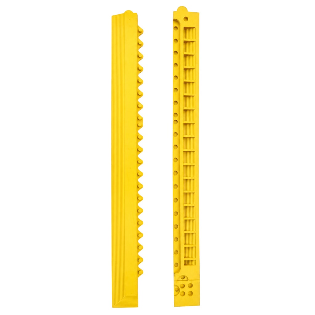 Sicherheits-Randleiste für REBOURNE® Anti-Ermüdungsmatte M-Serie, weiblich, gelb, BxL 50 mm x 910 mm Produktabbildung Nr. 2: Sicherheits-Randleiste für REBOURNE® Anti-Ermüdungsmatte M-Serie, weiblich, gelb, BxL 50 mm x 910 mm