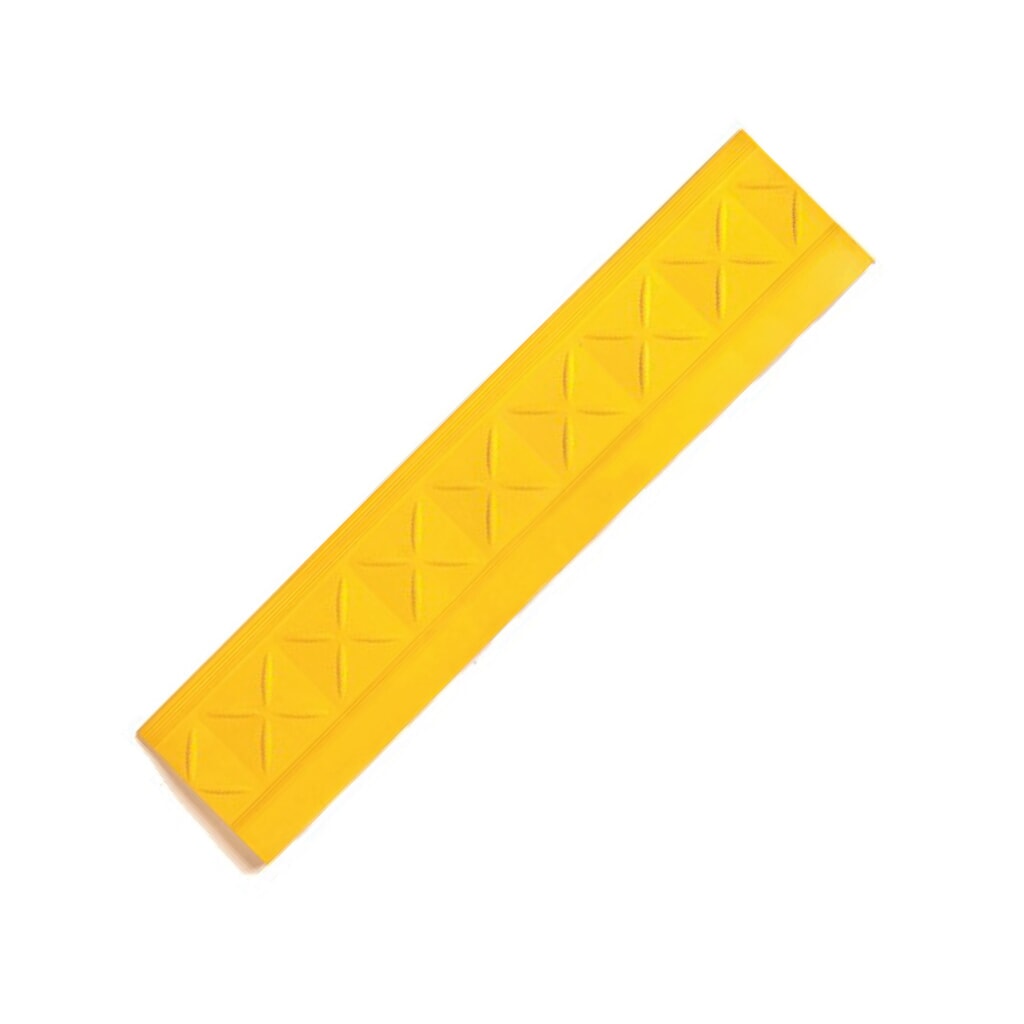 Sicherheits-Randleiste für REBOURNE® Anti-Ermüdungsmatte H-Serie, weiblich, gelb, BxL 100 mm x 460 mm Produktabbildung: Sicherheits-Randleiste für REBOURNE® Anti-Ermüdungsmatte H-Serie, weiblich, gelb, BxL 100 mm x 460 mm