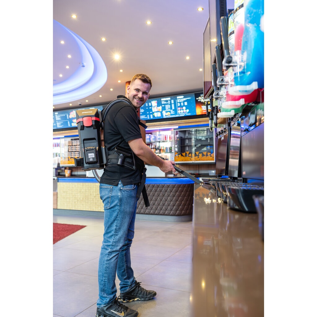SPRiNTUS Rucksack-Bürostaubsauger BoostiX iGO ZERO, Akkubetrieb, mit 2 x 5 Ah Akku, Ladegerät Produktabbildung Nr. 7: SPRiNTUS Rucksack-Bürostaubsauger BoostiX iGO ZERO, Akkubetrieb, mit 2 x 5 Ah Akku, Ladegerät