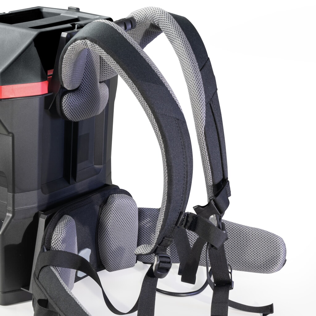 SPRiNTUS Rucksack-Bürostaubsauger BoostiX iGO ZERO, Akkubetrieb, mit 2 x 5 Ah Akku, Ladegerät Produktabbildung Nr. 16: SPRiNTUS Rucksack-Bürostaubsauger BoostiX iGO ZERO, Akkubetrieb, mit 2 x 5 Ah Akku, Ladegerät
