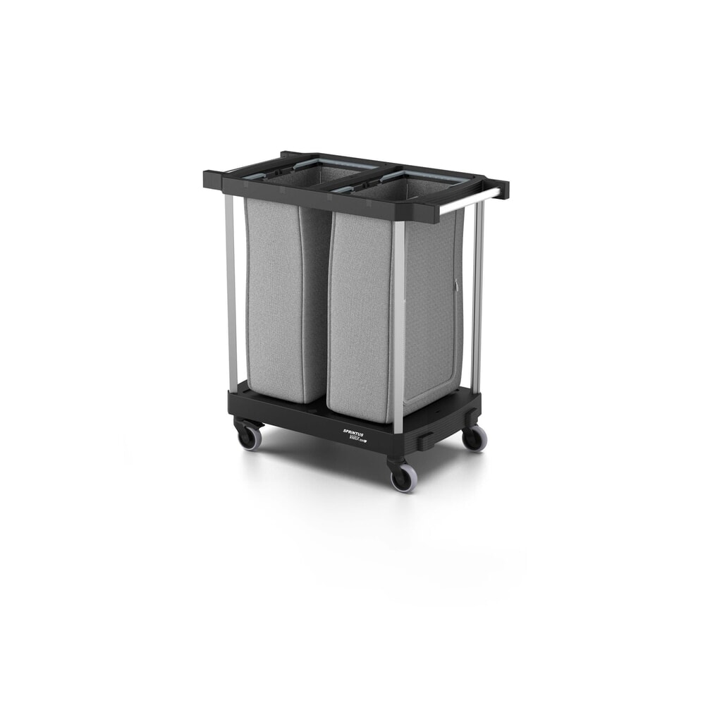 SPRiNTUS Reinigungswagen VARIX ZERO Small D, 2 × 120-l-Wäschesäcke Produktabbildung Nr. 1: SPRiNTUS Reinigungswagen VARIX ZERO Small D, 2 × 120-l-Wäschesäcke