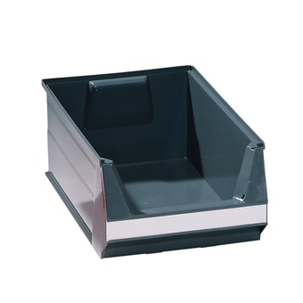 LOCKWEILER Sichtlagerkasten, PE-Regenerat grau, L160/140xB100xH75mm Produktabbildung: LOCKWEILER Sichtlagerkasten, PE-Regenerat grau, L160/140xB100xH75mm
