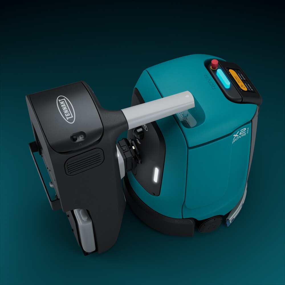 Produktabbildung Nr. 26: Tennant® Reinigungsroboter X2 ROVR SCRUB, kompakte Bauweise, mit KI-Unterstützung
