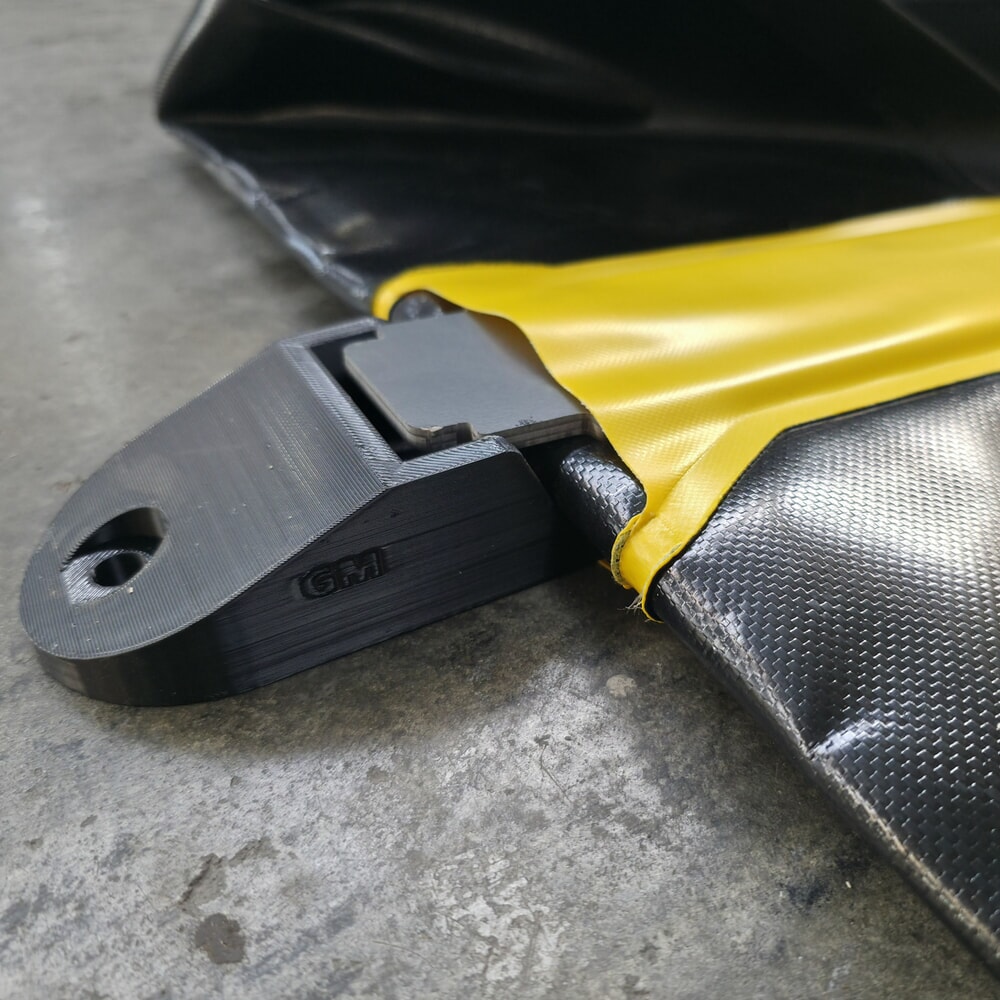 Produktabbildung Nr. 4: Steinbock® Faltbare Auffangwanne Ultra aus PVC, HxBxT 305 x 6.100 x 6.100 mm, Auffangvolumen 11.318 l