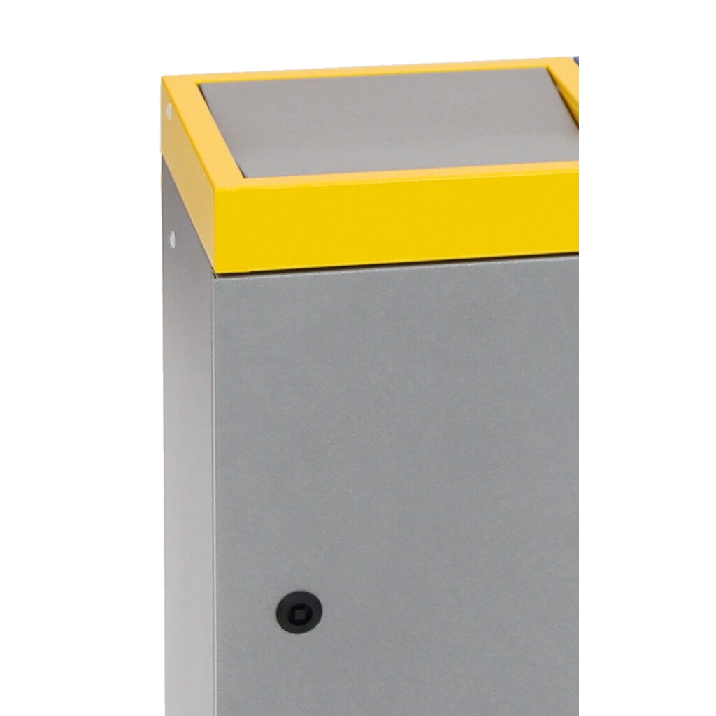 stumpf® Wertstoffsammler, 3x 30 Liter, bunt Produktabbildung Nr. 4: stumpf® Wertstoffsammler, 3x 30 Liter, bunt
