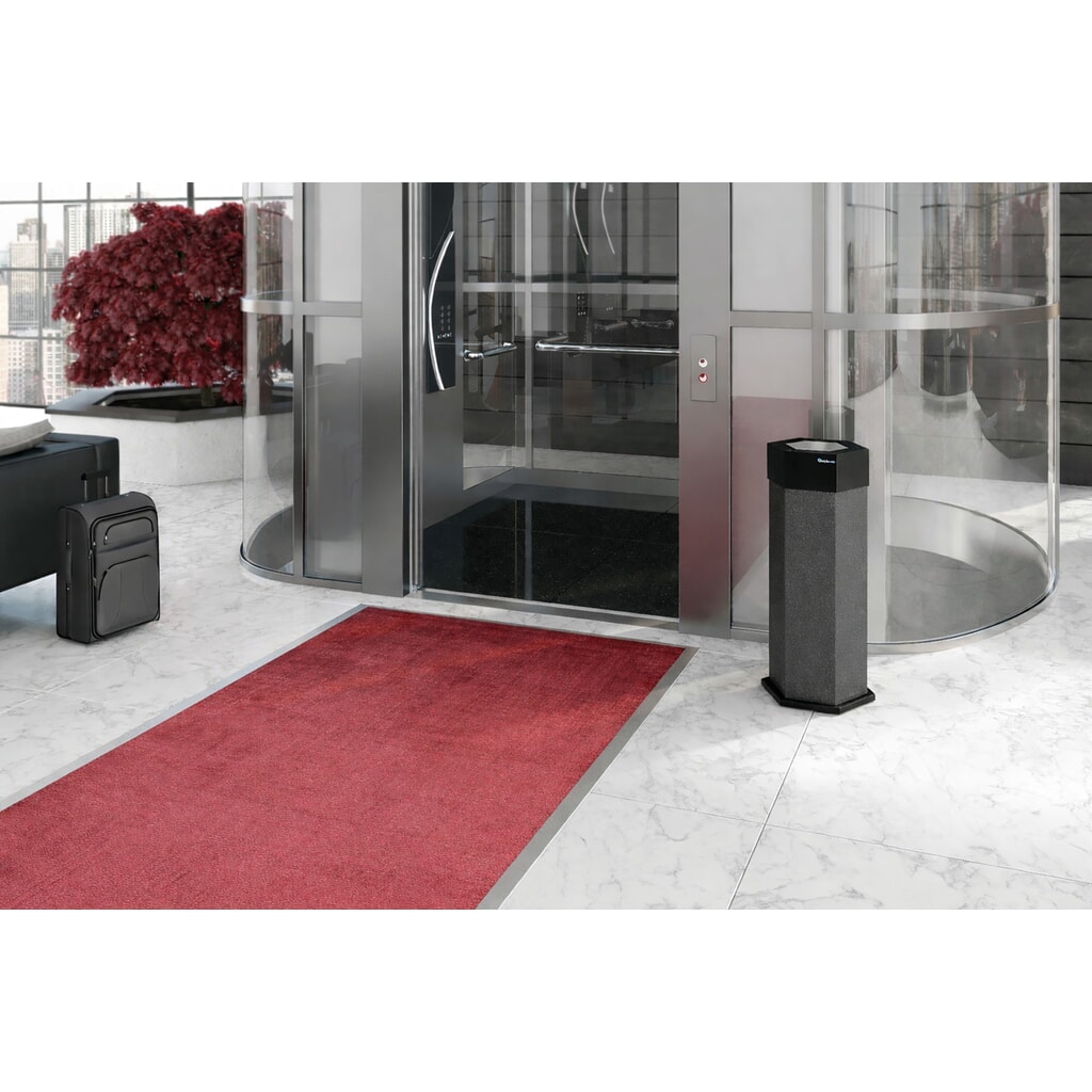 stumpf® Mobiler Werkstatt-Flügeltürschrank mit Schreibpult + 1 Schublade + 2 Wannen, grau Produktabbildung Nr. 3: stumpf® Mobiler Werkstatt-Flügeltürschrank mit Schreibpult + 1 Schublade + 2 Wannen, grau