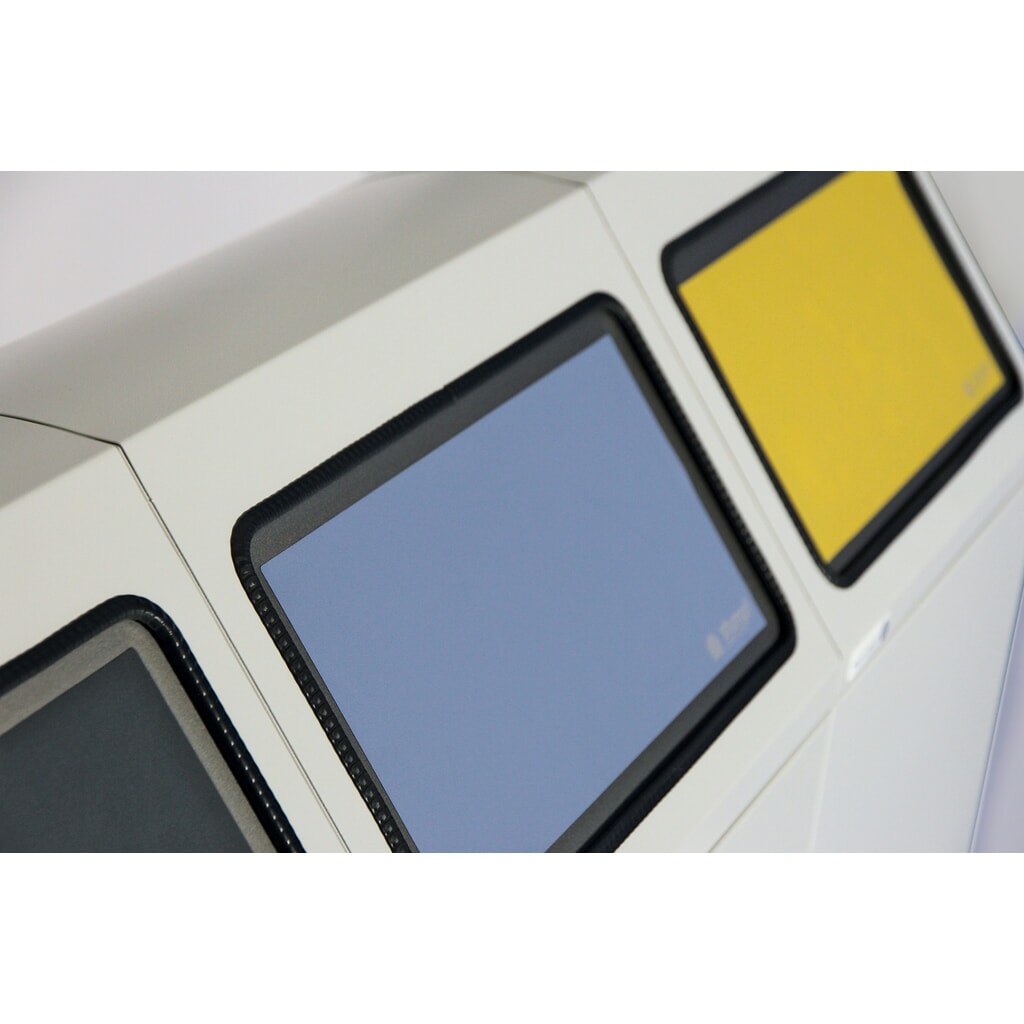 stumpf® Wertstoffsammler, 3x 70 Liter, mit Flügeltür und Inneneinsatz Produktabbildung Nr. 8: stumpf® Wertstoffsammler, 3x 70 Liter, mit Flügeltür und Inneneinsatz