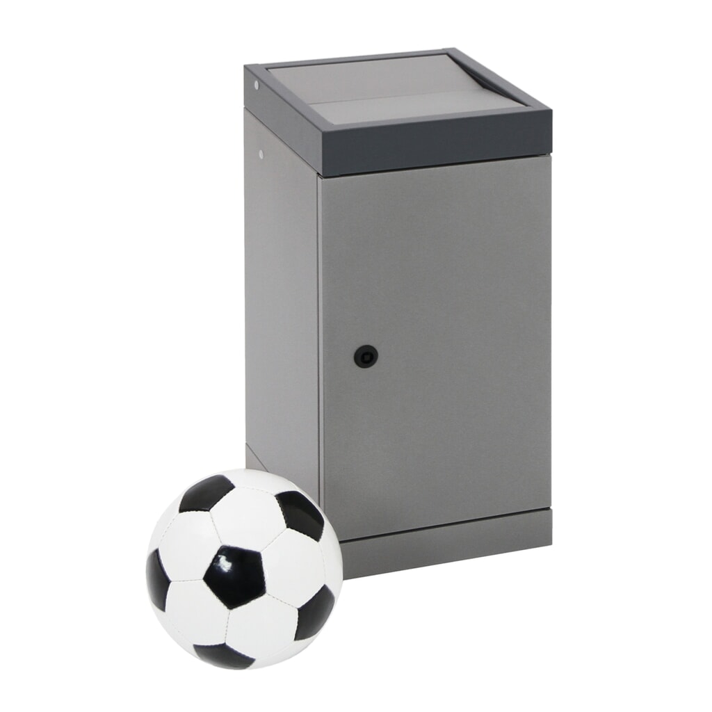 stumpf® Wertstoffsammler, 1x 30 Liter, Deckel anthrazit Produktabbildung Nr. 5: stumpf® Wertstoffsammler, 1x 30 Liter, Deckel anthrazit