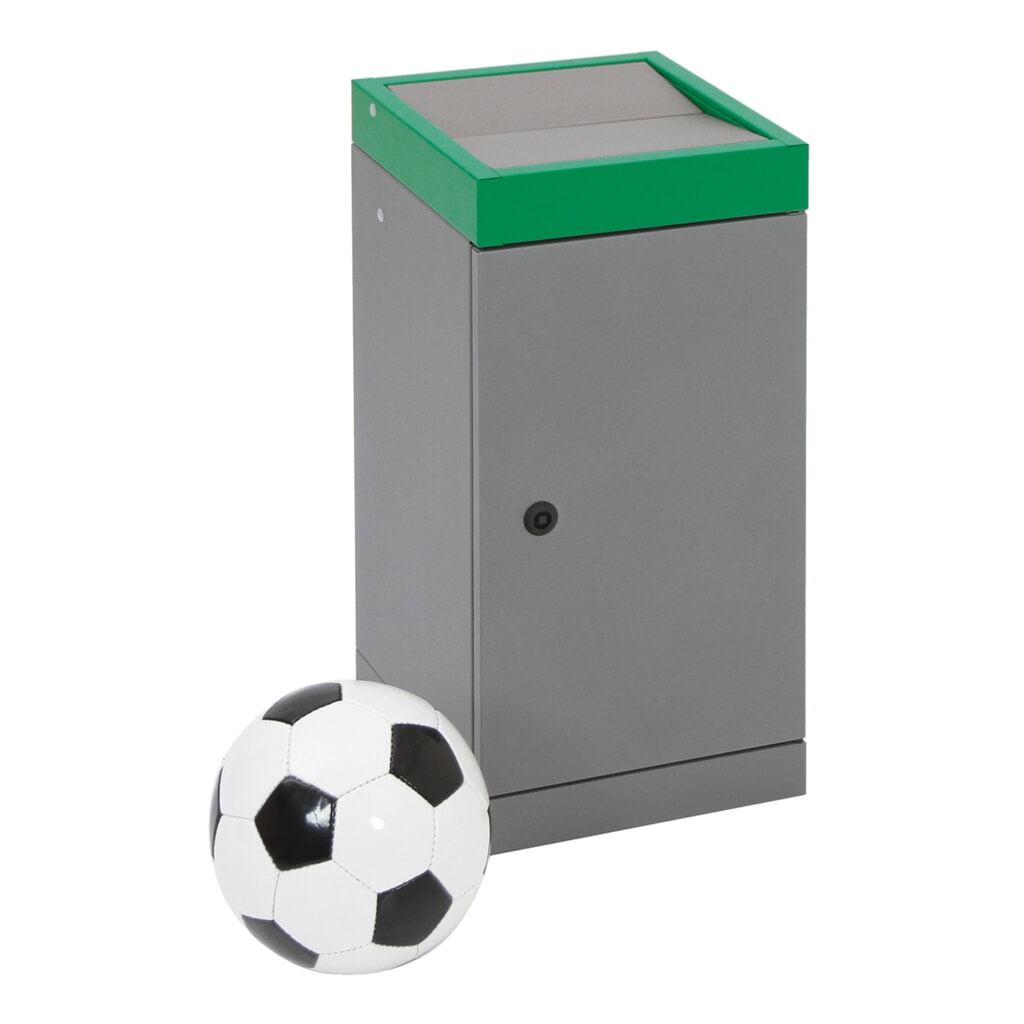 Produktabbildung Nr. 5: stumpf® Wertstoffsammler, 1x 30 Liter, Deckel grün