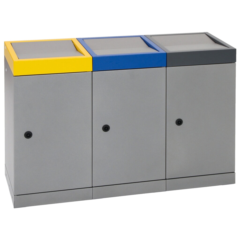 Produktabbildung Nr. 11: stumpf® Wertstoffsammler, 3x 30 Liter, bunt