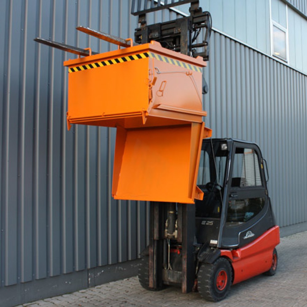 Produktabbildung Nr. 2: Eichinger® Klappbodenbehälter mit Zugseil, Volumen 1 m³, enzianblau