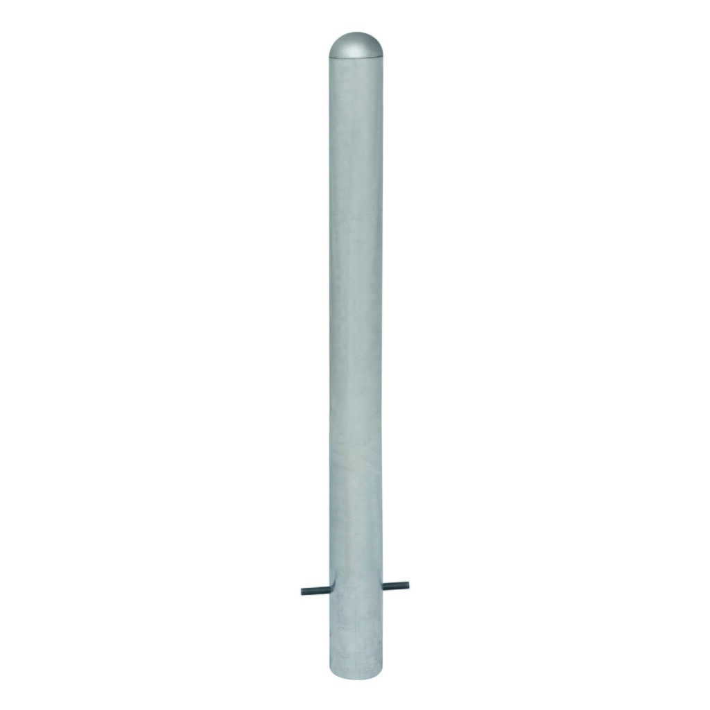 MORAVIA Schutzpoller für Ladesäulen I, Ø 108 mm, Höhe 1.200 mm, zum Einbetonieren, Stahl, ohne Reflexringe Produktabbildung Nr. 1: MORAVIA Schutzpoller für Ladesäulen I, Ø 108 mm, Höhe 1.200 mm, zum Einbetonieren, Stahl, ohne Reflexringe