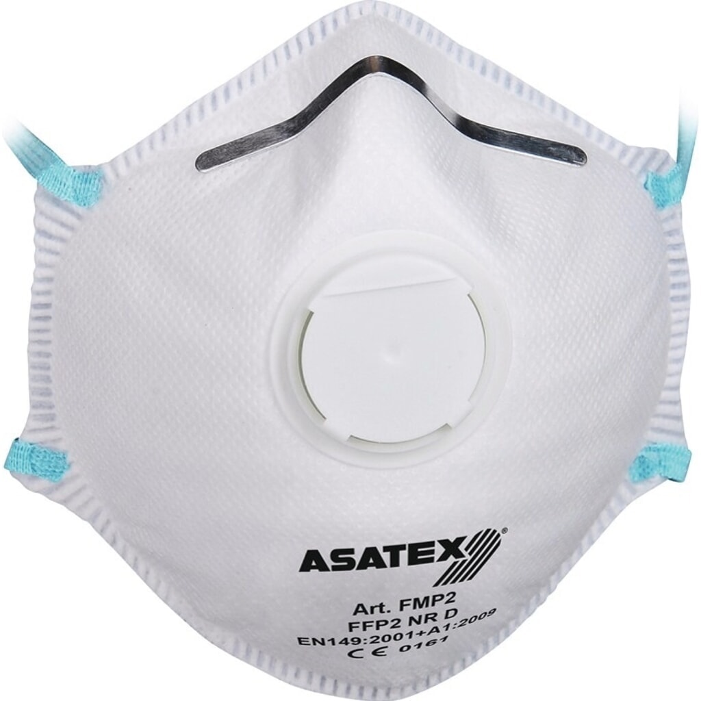 Produktabbildung: ASATEX Atemschutzmaske, FFP 2 / V NR D, mit Ausatemventil