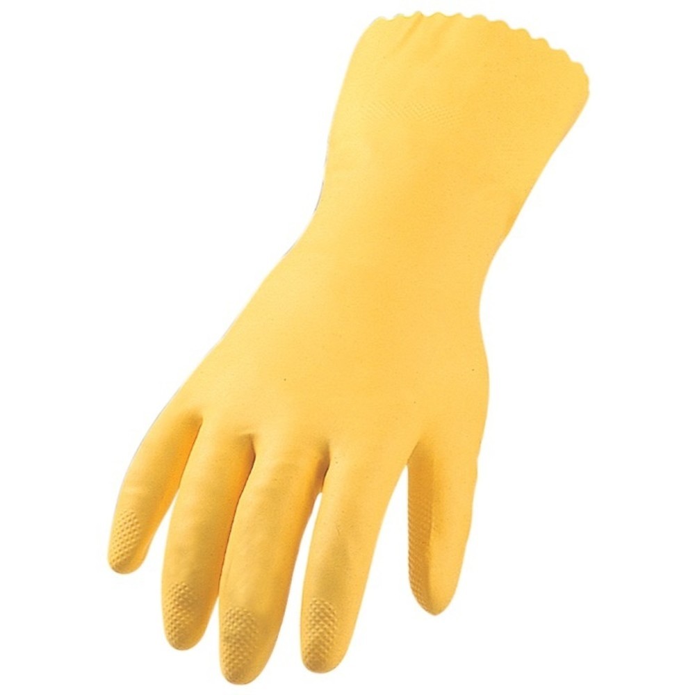 Produktabbildung: ASATEX Chemiehandschuh Gr.9 gelb EN 388,EN 374