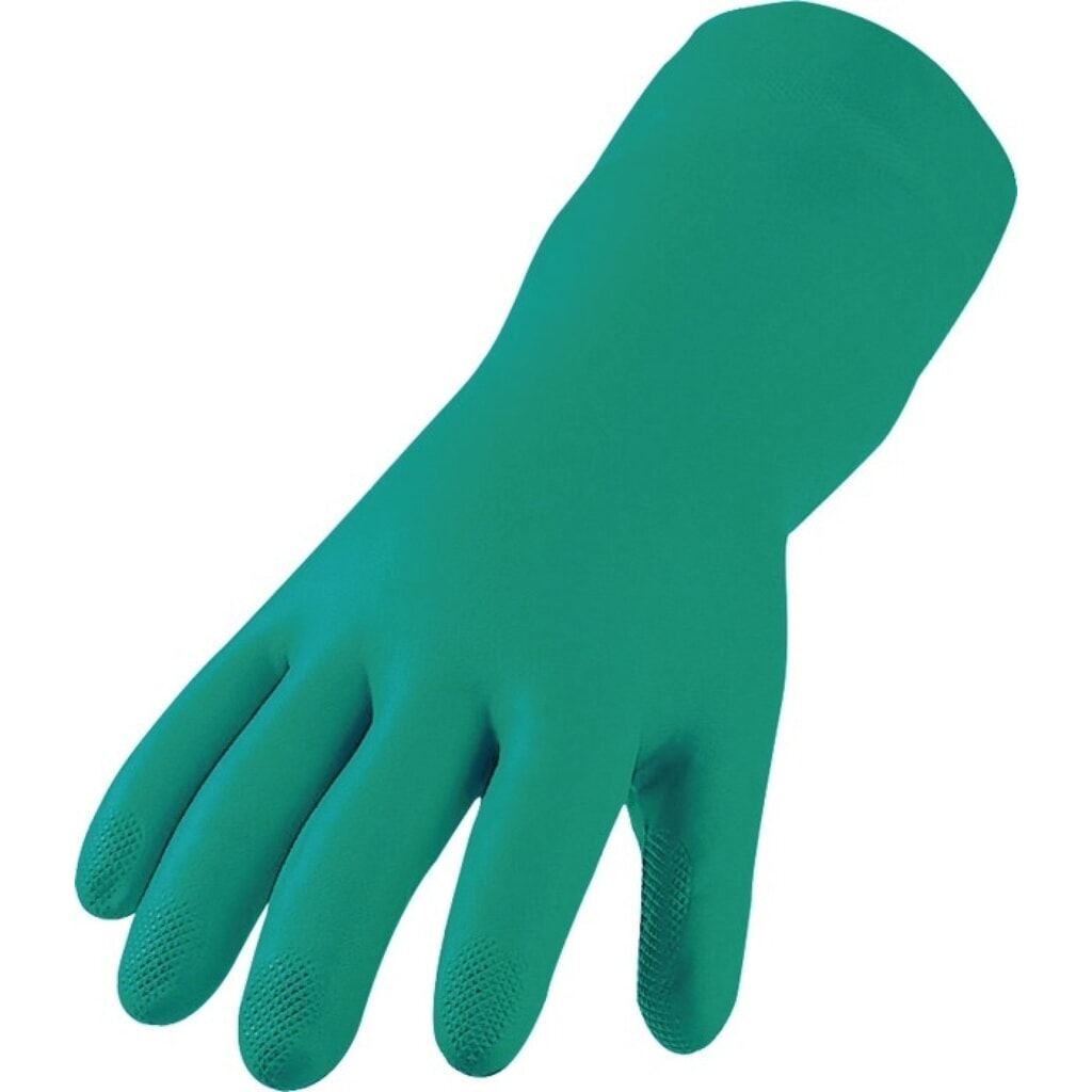 Produktabbildung: ASATEX Chemiehandschuh Gr.9 grün EN 388,EN 374