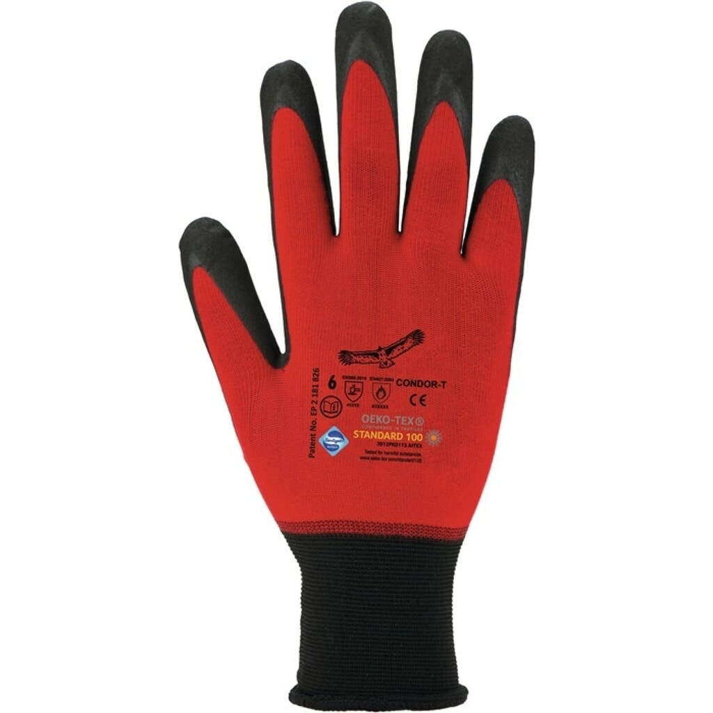 ASATEX Handschuhe Condor Gr.10 rot Produktabbildung: ASATEX Handschuhe Condor Gr.10 rot