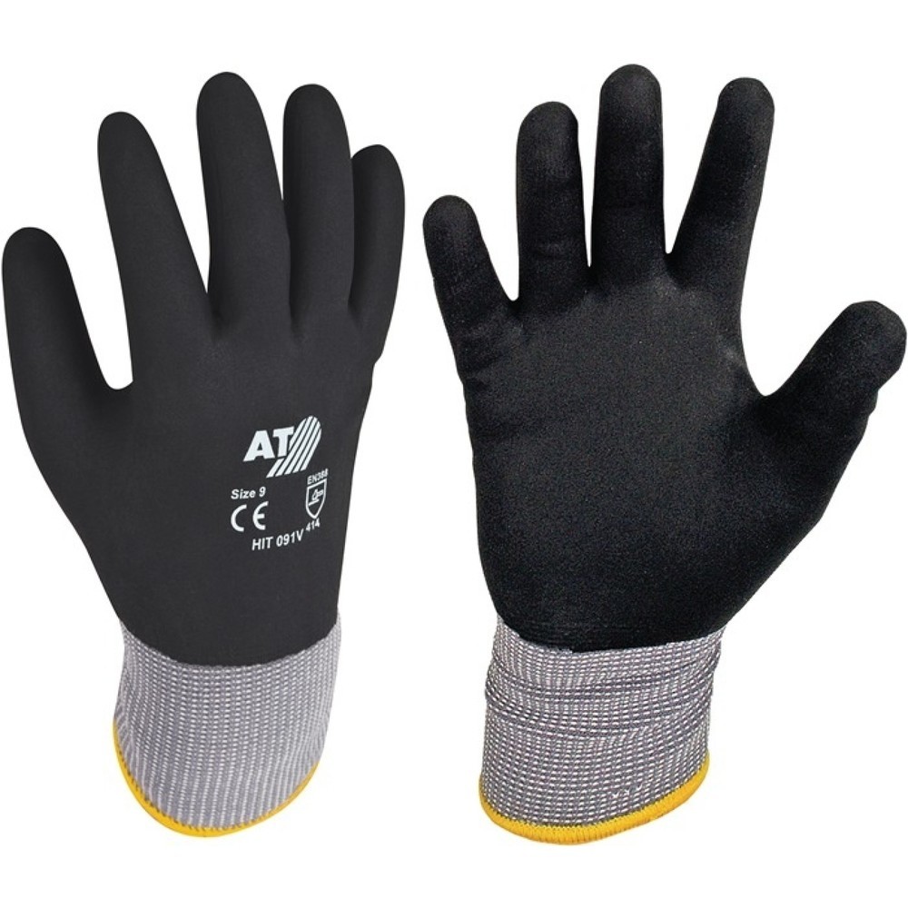 Produktabbildung: ASATEX Handschuhe Hit Flex V Gr.9 schwarz 3