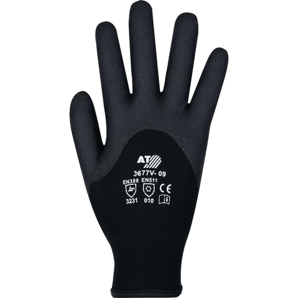 ASATEX Kälteschutzhandschuhe, Größe 9 schwarz, EN 388, EN 511 PSA-Kategorie II Produktabbildung: ASATEX Kälteschutzhandschuhe, Größe 9 schwarz, EN 388, EN 511 PSA-Kategorie II