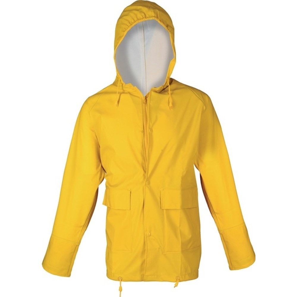Produktabbildung: ASATEX PU Regenschutz-Jacke Gr.S gelb ASATEX