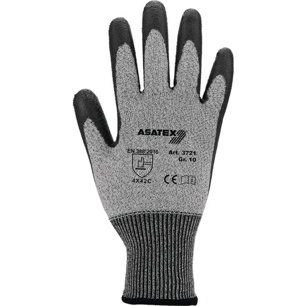 Produktabbildung: ASATEX Schnittschutzhandschuhe Gr.8 grau