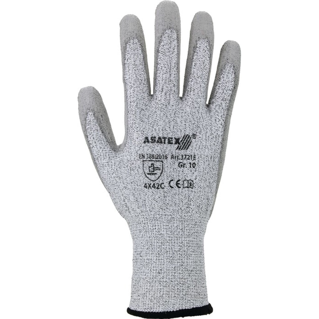 ASATEX Schnittschutzhandschuhe Gr.9 grau/grau Produktabbildung: ASATEX Schnittschutzhandschuhe Gr.9 grau/grau