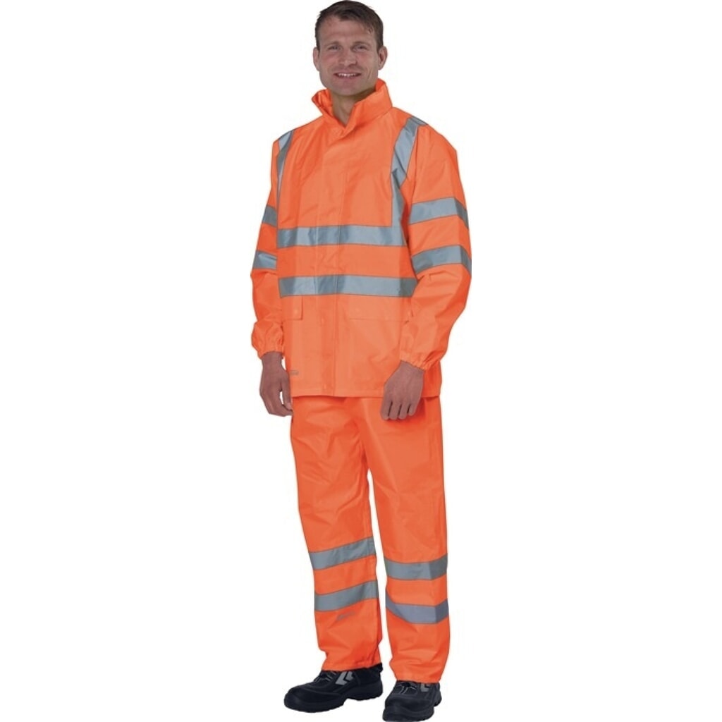 PREVENT Warnschutzregenhose Gr.XL orange PREVENT Produktabbildung: PREVENT Warnschutzregenhose Gr.XL orange PREVENT