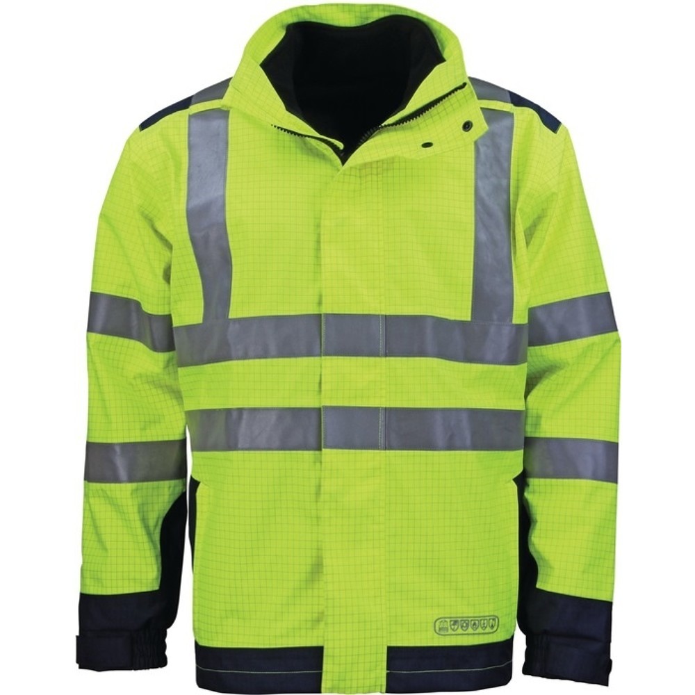 Produktabbildung: ASATEX Wetter-,Flamm- u.Warnschutzjacke Gr.L