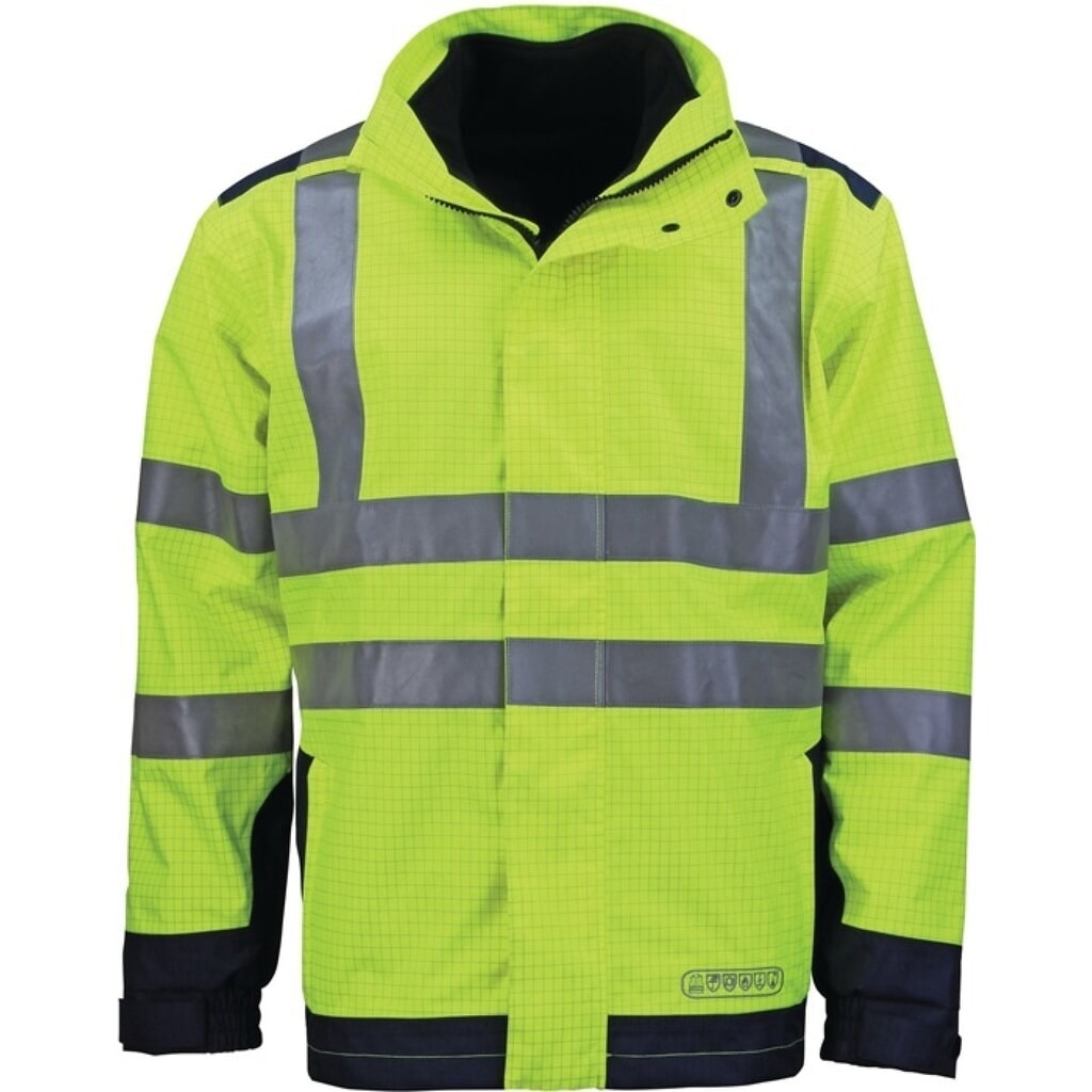 Produktabbildung: ASATEX Wetter-,Flamm- u.Warnschutzjacke Gr.L