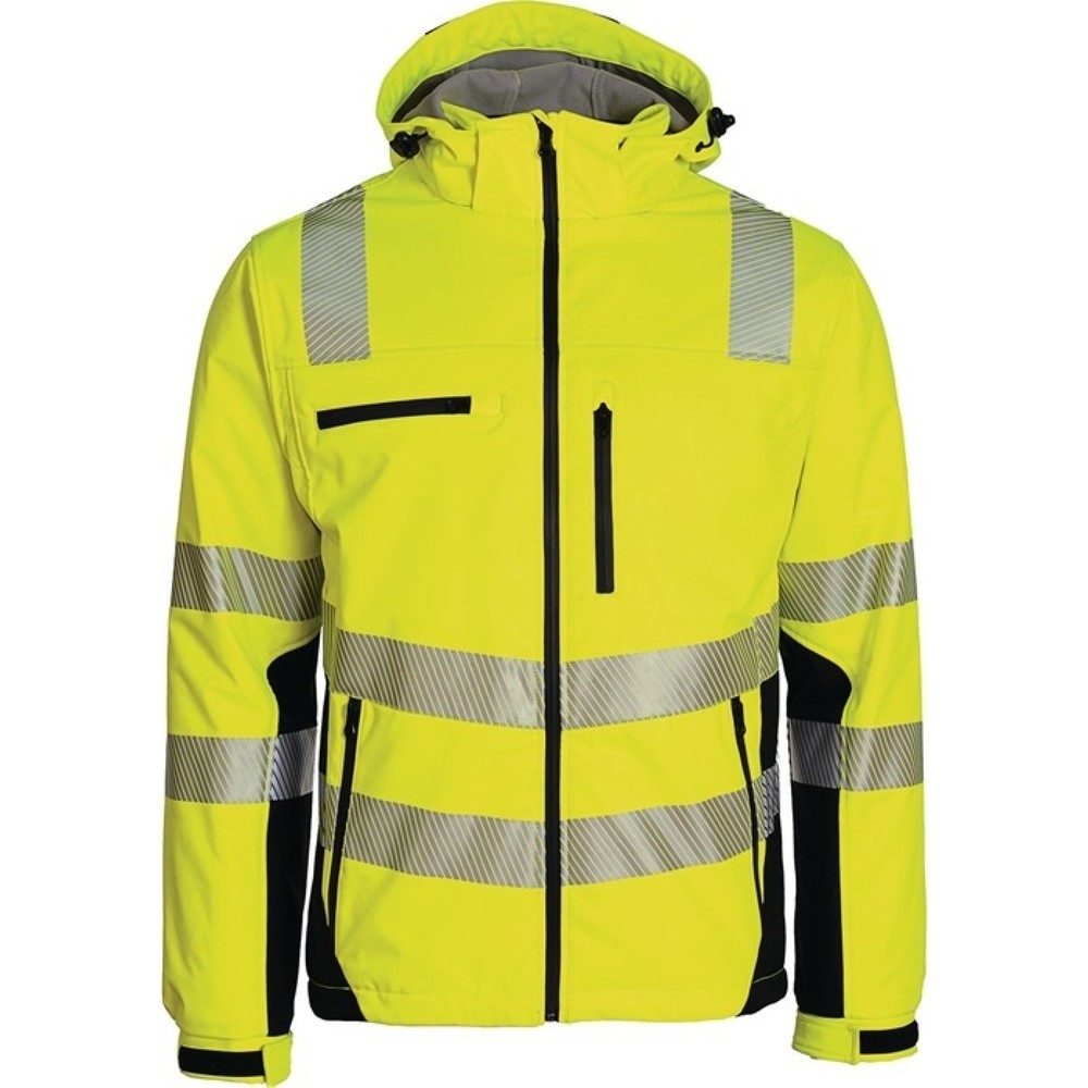 Produktabbildung: ASATEX Winter-Warnschutzsoftshelljacke Gr.L