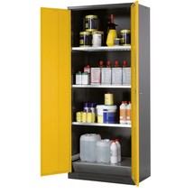 Chemikalien- und Giftschrank asecos® mit Fachböden, HxBxT 1.950 x 810 x 520 mm