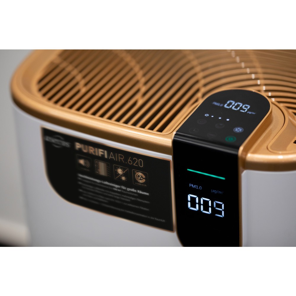 Produktabbildung Nr. 2: asecos® Luftreiniger PURIFIAIR.620, mit HEPA-Filter H14 gegen u. a. Corona-Viren