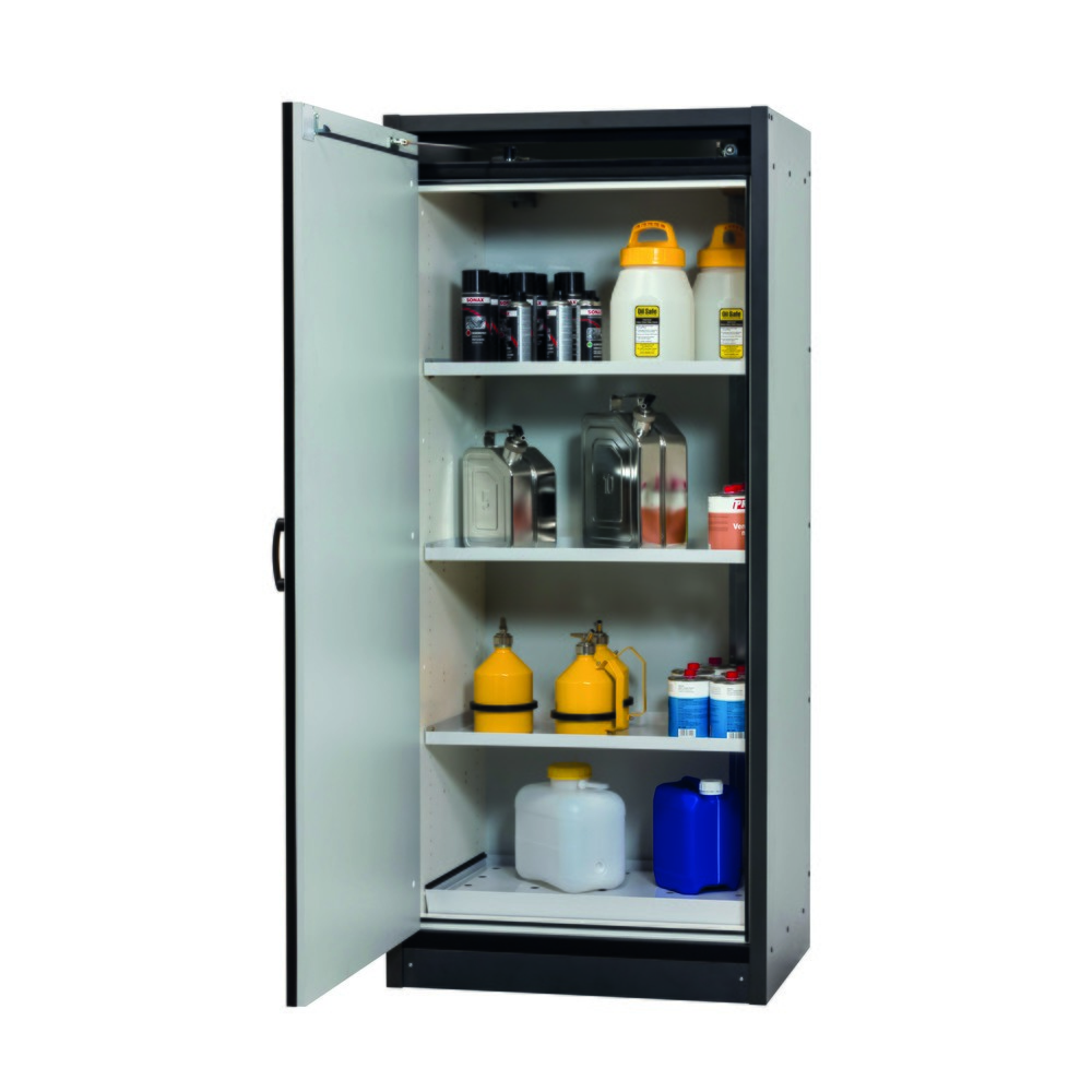 Produktabbildung Nr. 2: asecos® Sicherheitsschrank Typ 30, HxBxT 1.947 x 864 x 620 mm, anthrazitgrau/goldgelb