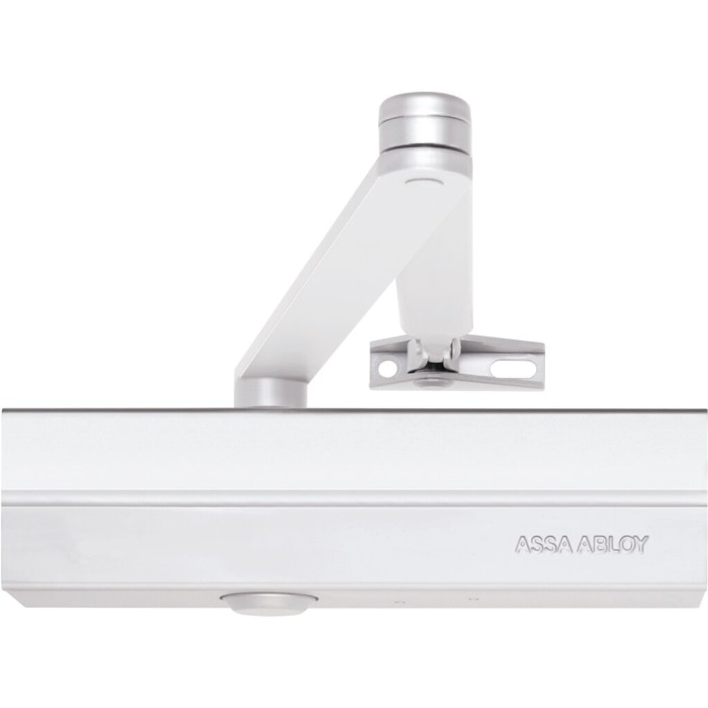 ASSA ABLOY Scherentürschließer DC 200, silber EN 2-4 Produktabbildung: ASSA ABLOY Scherentürschließer DC 200, silber EN 2-4
