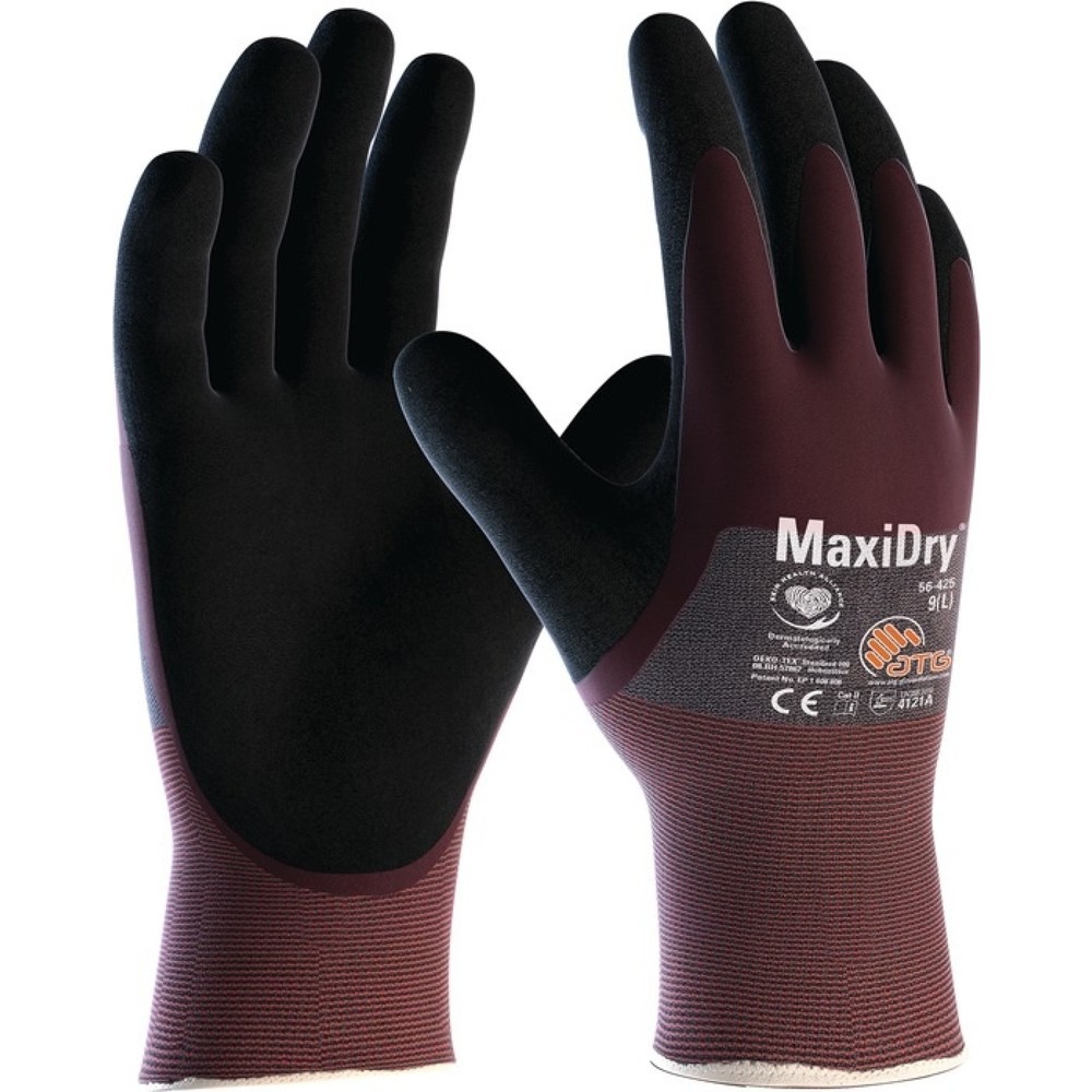 Produktabbildung: ATG Handschuhe MaxiDry® 56-425 Gr.11