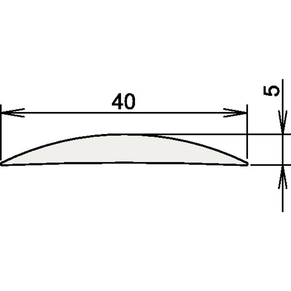 Produktabbildung: ATHMER Aluschwelle 090 3-111, Aluminium silber eloxiert, Länge 840 mm