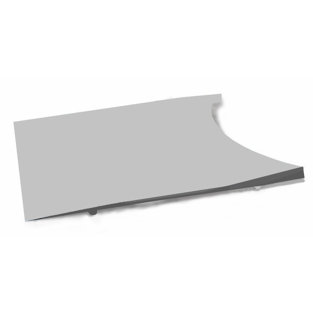 Produktabbildung: Auffahrrampe für Stretchmaschine Superstretch ECO Edelstahl, geschlossener Drehteller, Ø 1.500 mm